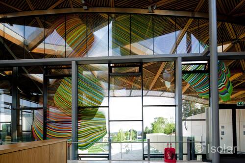 ISOLAR DEKOREX Digitaldruck University Exeter Great Britain Copyright ISOLAR GLAS 01
